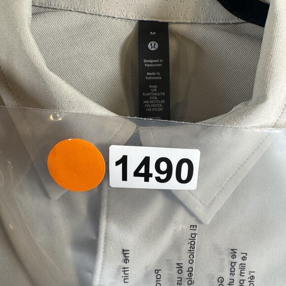 Lululemon Venture Overshirt Mens Medium L/S Button Down Stretch Vapor - Picture 14 of 14